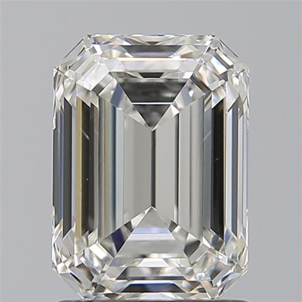 k color emerald cut diamond