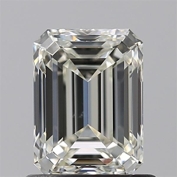 k color emerald cut diamond