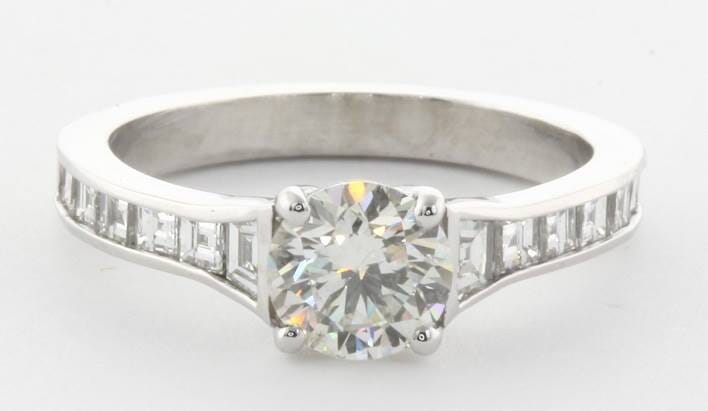 platinum engagement ring