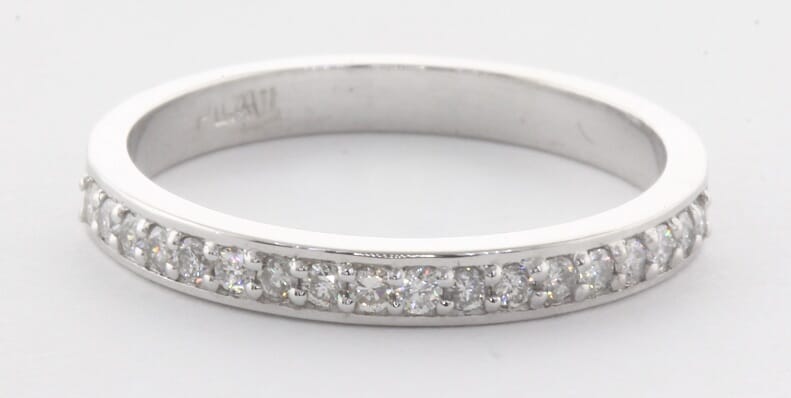 platinum diamond wedding band