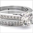 Matching Diamond Engagement Rings
