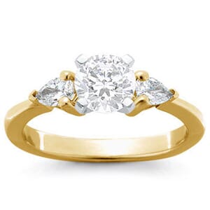 1133 -  Three Stone Diamond Engagement Ring (0.65 Ct. Tw)