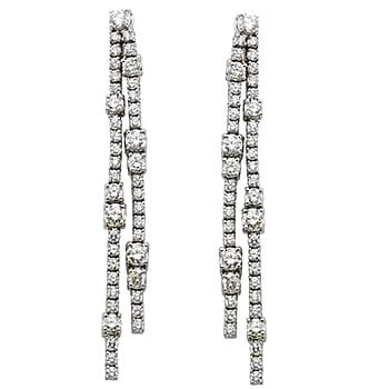 diamond drop earrings