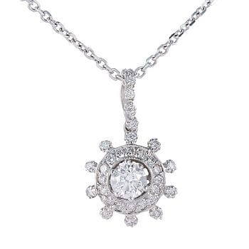 1.0 3.0 Carat Moissanite Faux Diamond Necklace Diamond - Temu United Arab  Emirates