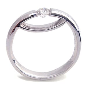 3887 -  Diamond Ring Set With Round Brilliant Diamond (1/4 Ct. Tw.)