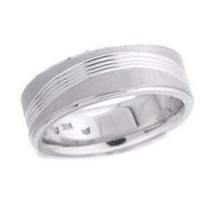 4547 - 7 Mm  Wedding Ring 11.3 Grams