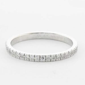 5311 - Platinum matching diamond wedding ring 