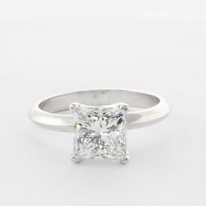 5347 - princess cut solitaire engagement ring setting