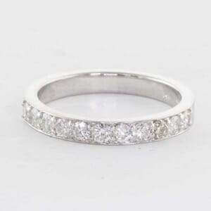 5358 - diamond matching wedding ring set with round 10 round