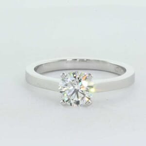 5361 - classic 4 prongs solitaire engagement ring setting
