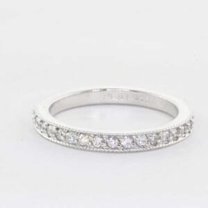 5363 - diamond ring set with round brilliant diamond
