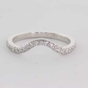 5449 - teardrop matching wedding ring