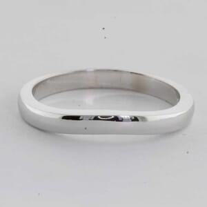6370 - 3mm curved plain matching wedding ring