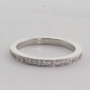 6371 - round brilliant matching wedding ring