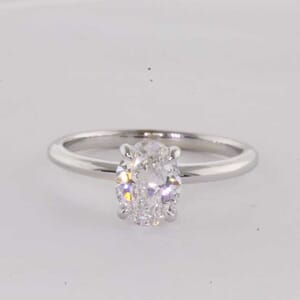 6388 - 1.5mm solitaire engagement ring with 4 prongs