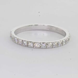 6448 - 0.50 carat matching wedding ring set with round diamonds