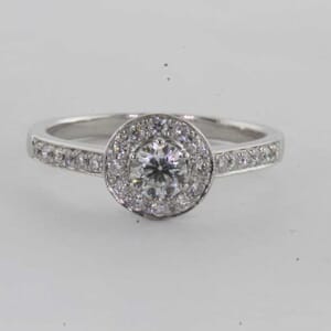 6434 - Classic yet Modern Diamond Ring