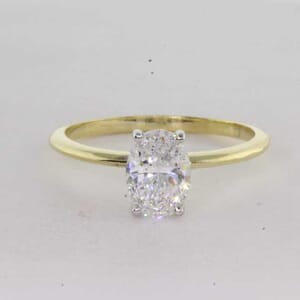 7243 - 1.5mm fine knife edge solitaire engagement ring