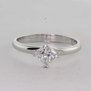 7247 - East-West Solitaire Engagement Ring