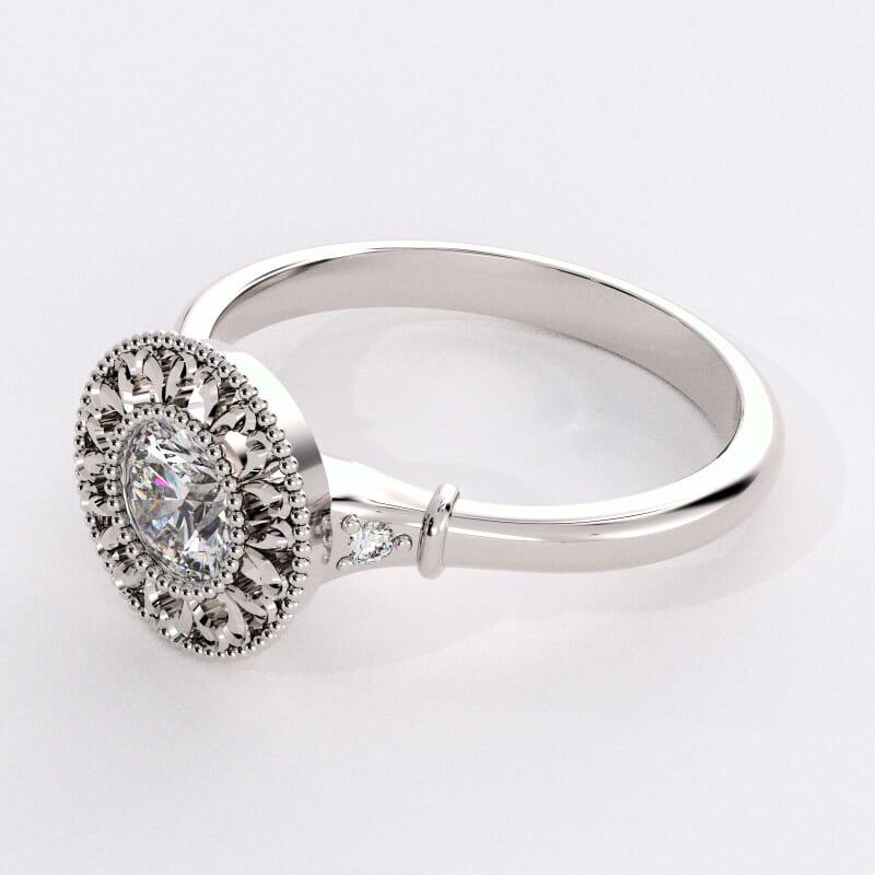 Halo engagement ring set best sale