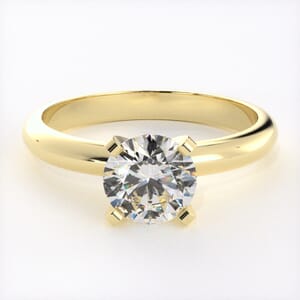 6810 - 4 Prongs Solitaire Ring