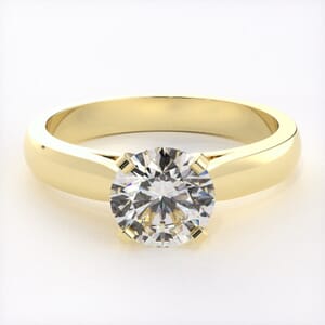 5109 - Solitaire Cathedral Engagement Ring