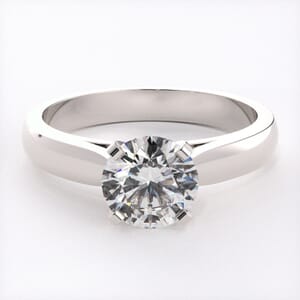 5106 - Solitaire Cathedral Engagement Ring