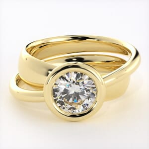 1540 - Three Band Engagement Ring