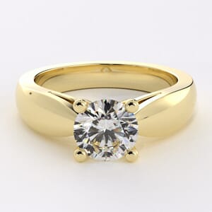 1575 - Full Bodied Solitaire Engagement Ring