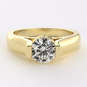 1615 - Modern Solitaire Engagement Ring