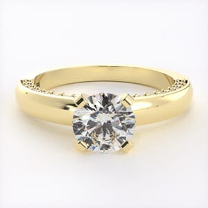 3200 - Solitaire With A Diamond Difference Engagement Ring
