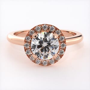 5435 - Round Halo Heaven Engagement Ring