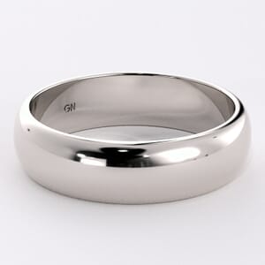 5214 - Classic Half-Round Wedding Ring in  (5mm)
