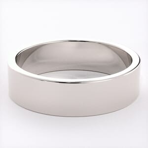 5254 - Light Flat Mens Wedding Ring in  (5mm)