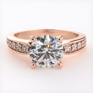 5633 - Diamond Ring With Channel Set Band